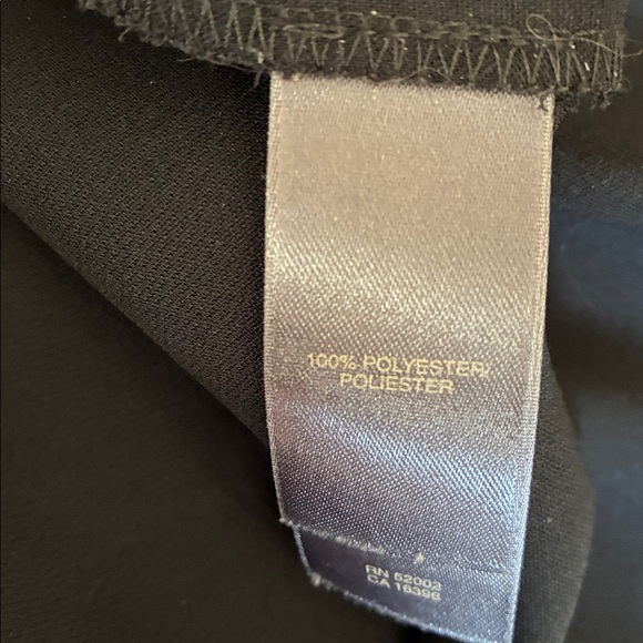 Liz Claiborne Black Collared Button-Up Top 2X - Picture 4 of 4